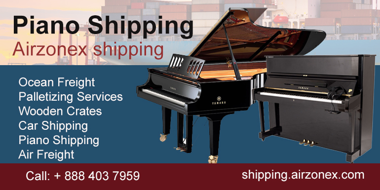 Worldwide Piano shipping from USA